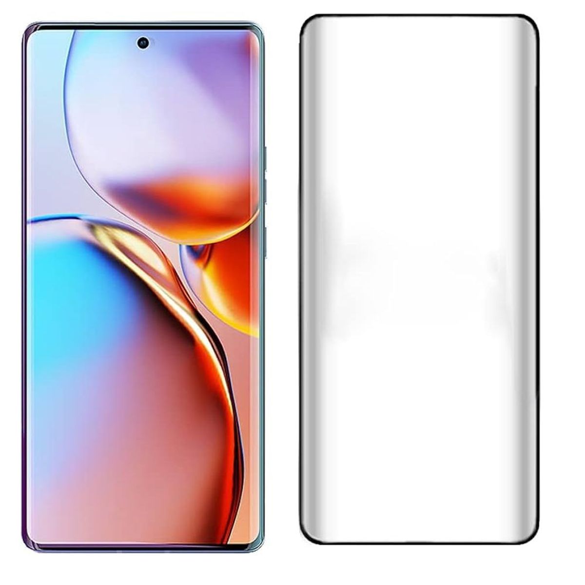 GENERICO - Vidrio Templado Dispersión Liquida Uv C Para Moto Edge 40