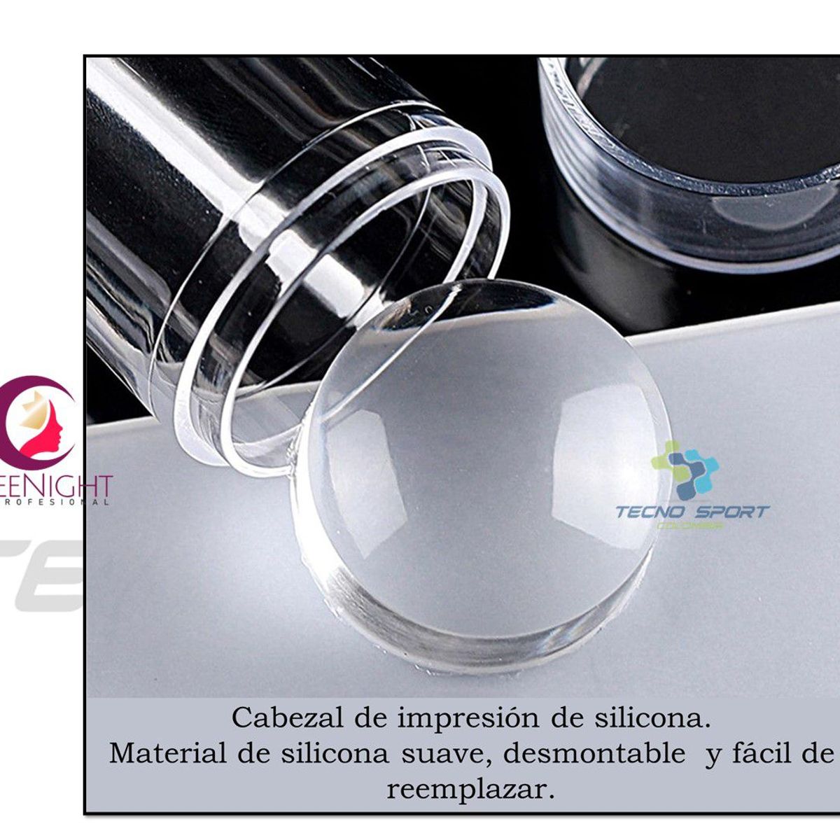 GENERICO - Sello Estampador Uñas Stamping Nail Art