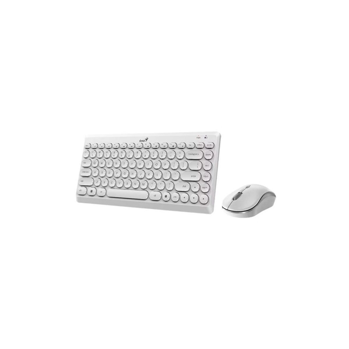 GENIUS - Teclado + mouse Genius RS2 LuxeMate Q8000 inalámbrico Blanco