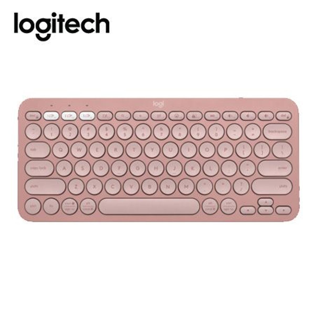 LOGITECH - Teclado LOGITECH K380 ROSADO