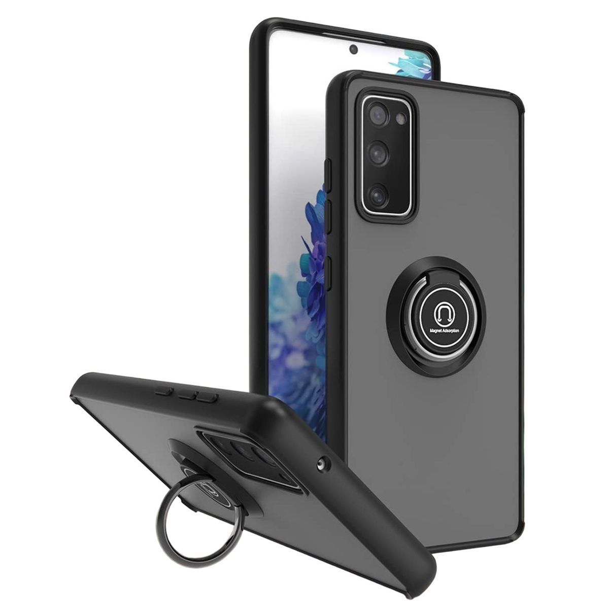 GENERICO - Funda Estuche Anti Golpes Mate Compatible Samsung S20 FE Negro