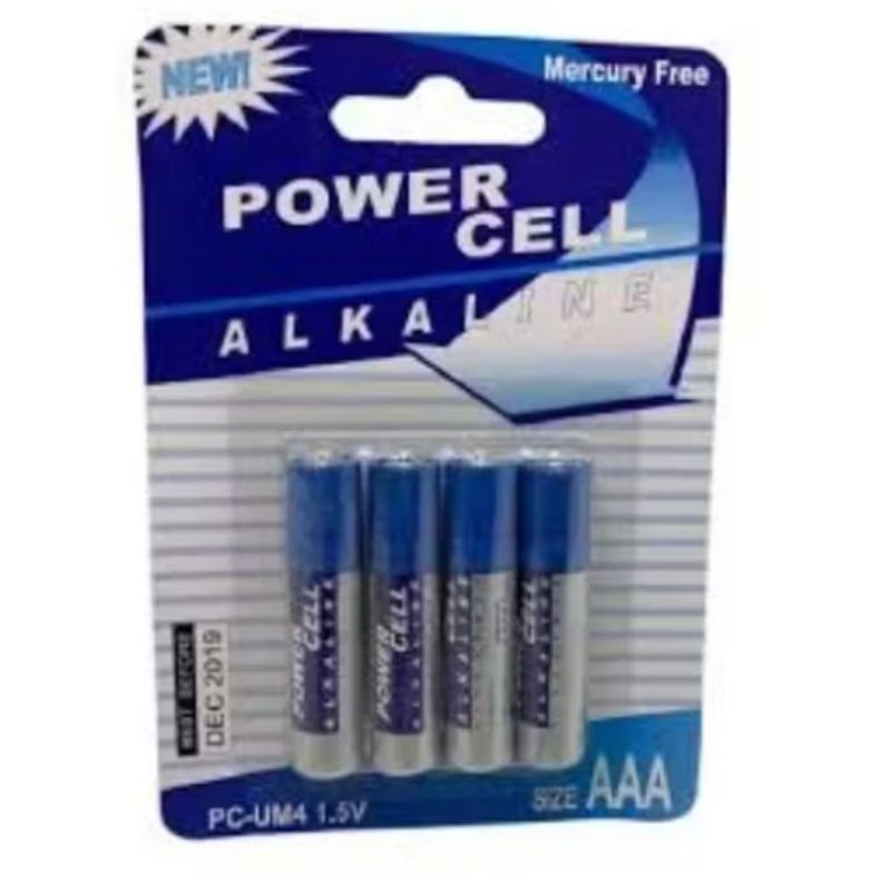 GENERICO - 4 paquetes x 4 unidades de pilas powercell aaa dr-058