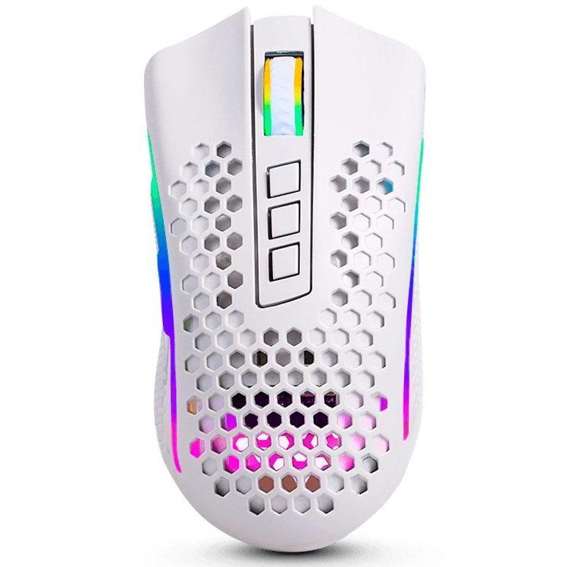 REDRAGON - Mouse Gamer Redragon Storm Pro White M808w-ks Wireless Rgb