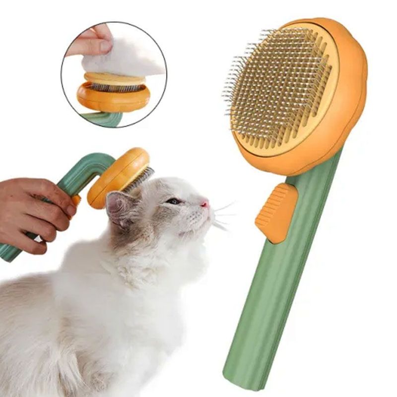 GENERICO - Cepillo Peine Mascotas Removedor Pelo Autolimpiable