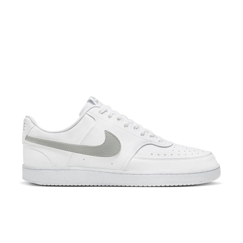 NIKE - Tenis Nike  Court Vision -Blanco/Gris
