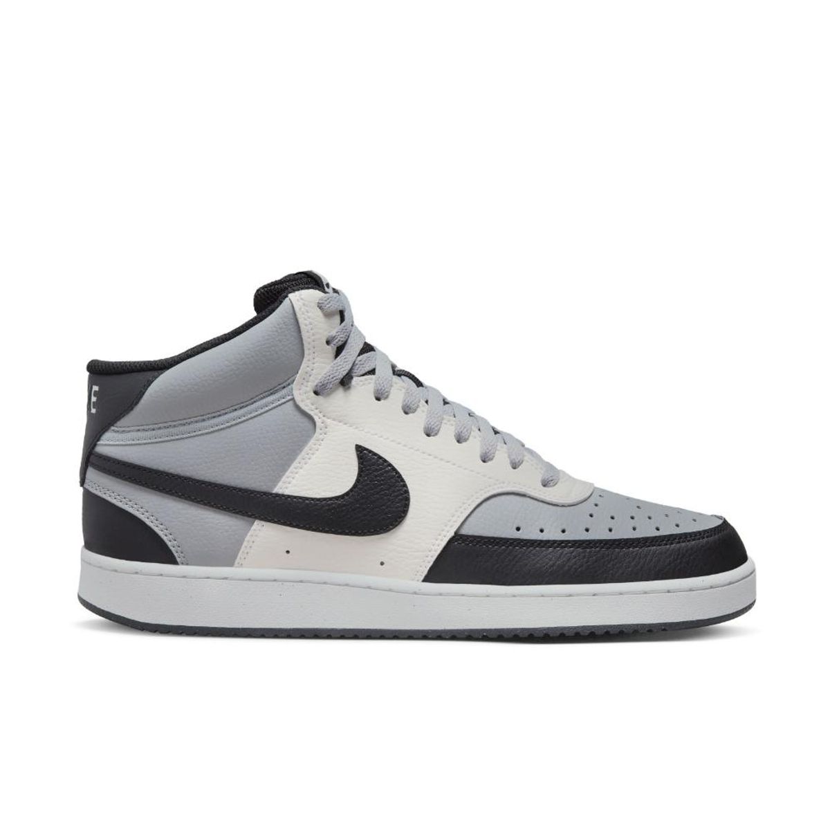 NIKE - Tenis Nike   Court Vision Mid n-Gris/Negro