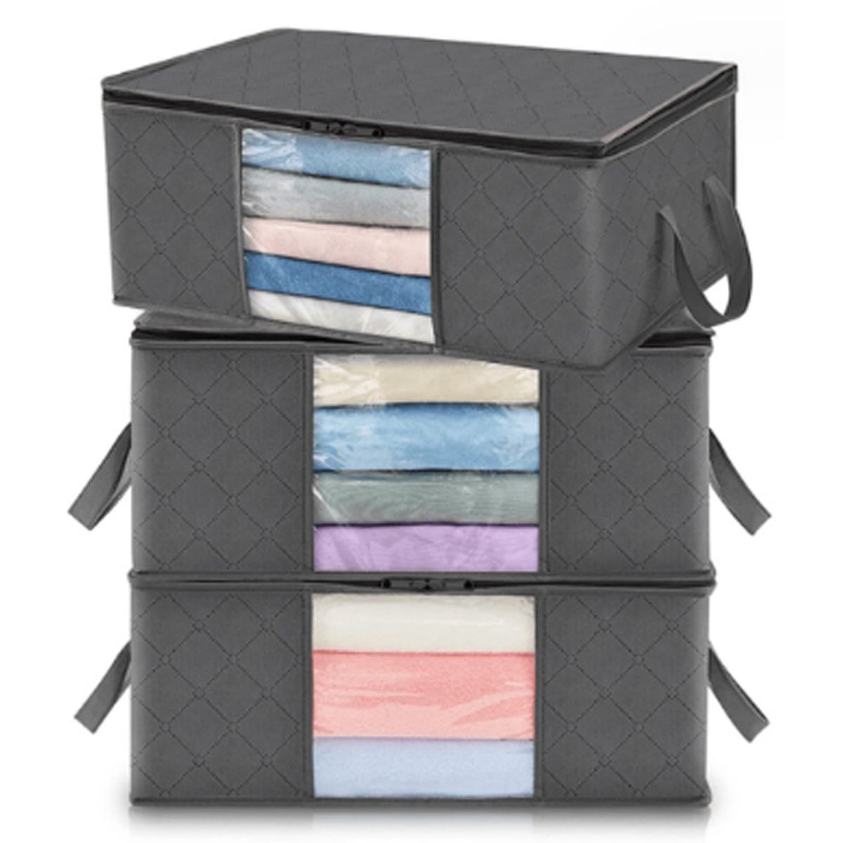 ONE PIXEL - Organizador De Sabanas Mantas Almacenamiento Para Ropa X3