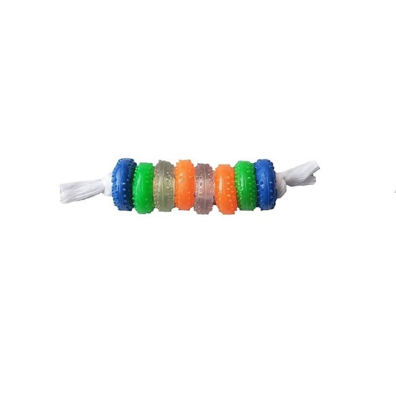 SOLEPET - JUGUETE PARA PERROS AROS DE COLORES