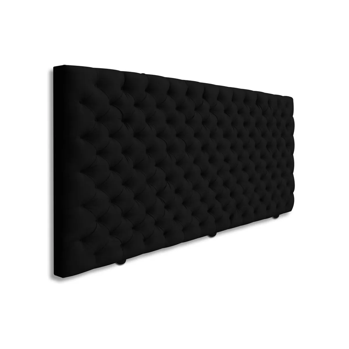 MAGIC CLASS - CABECERO FANTASY DE PISO160X120 ECOCUERO NEGRO