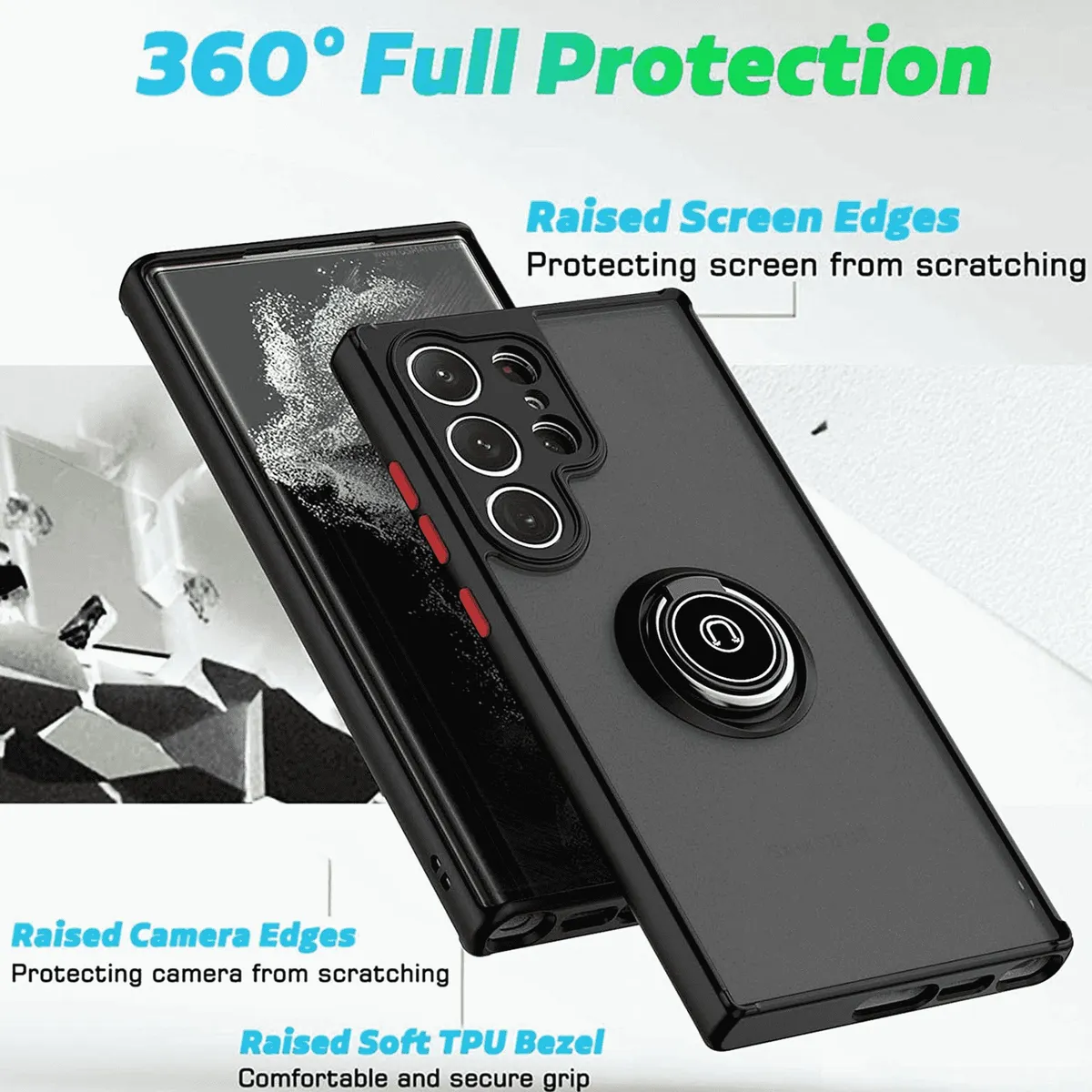 GENERICO - Funda Estuche Anti Golpes Mate Compatible Samsung S23 Ultra Azul