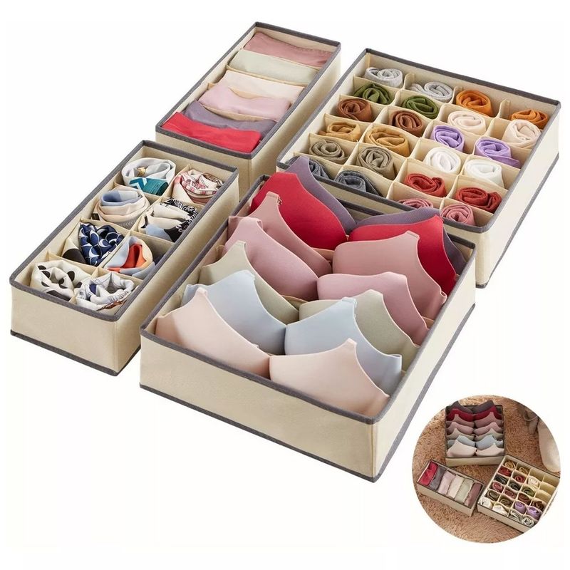 ONE PIXEL - Organizador De Ropa Interior Divisor Cajones Armario