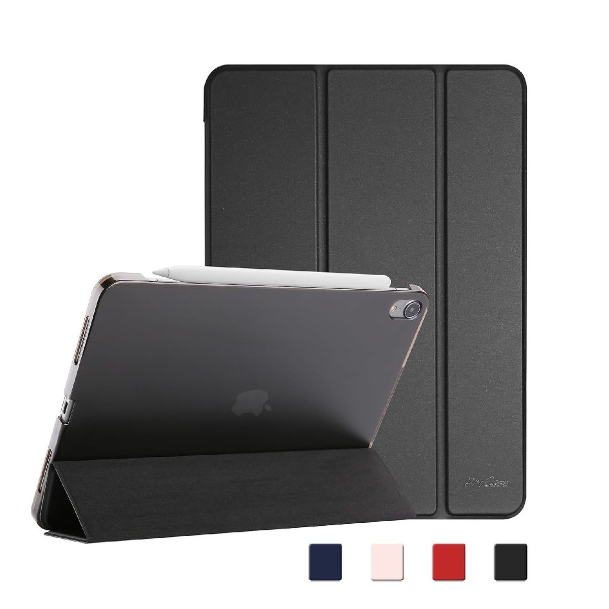 GENERICO - Estuche Para iPad Air 4 y Air 5 de 10.9 + Protector Cerámico - Negro