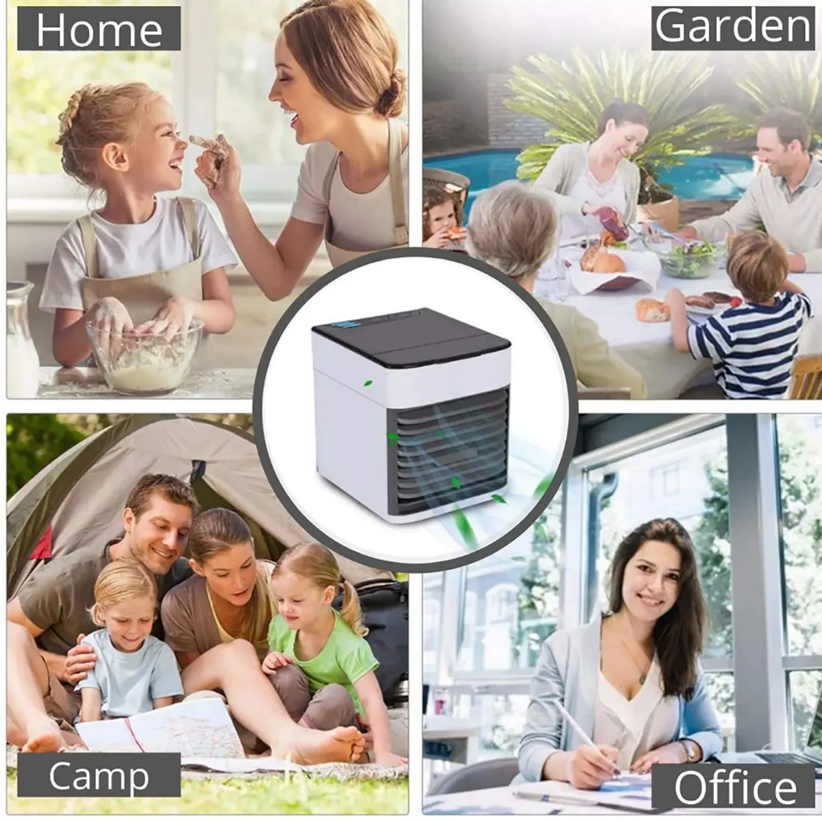 GENERICO - Aire Acondicionado Portátil Ventilador Artic Air 2X Ultra Cooler Usb