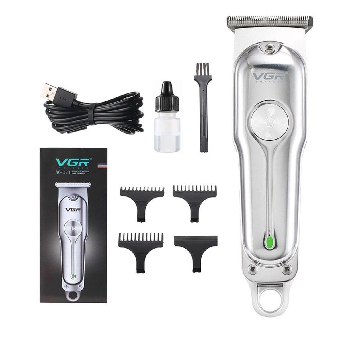 GENERICO - Maquina Patillera Recargable Vgr V-071 Inalámbrica_.