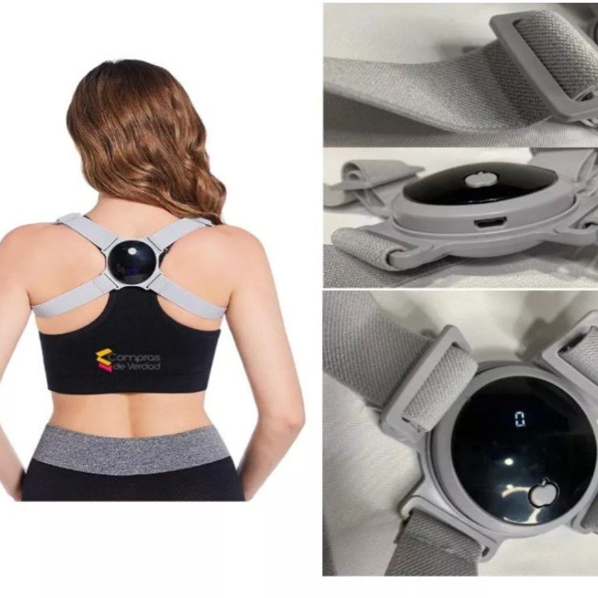 GENERICO - Corrector De Postura Inteligente Con Sensor De Vibración