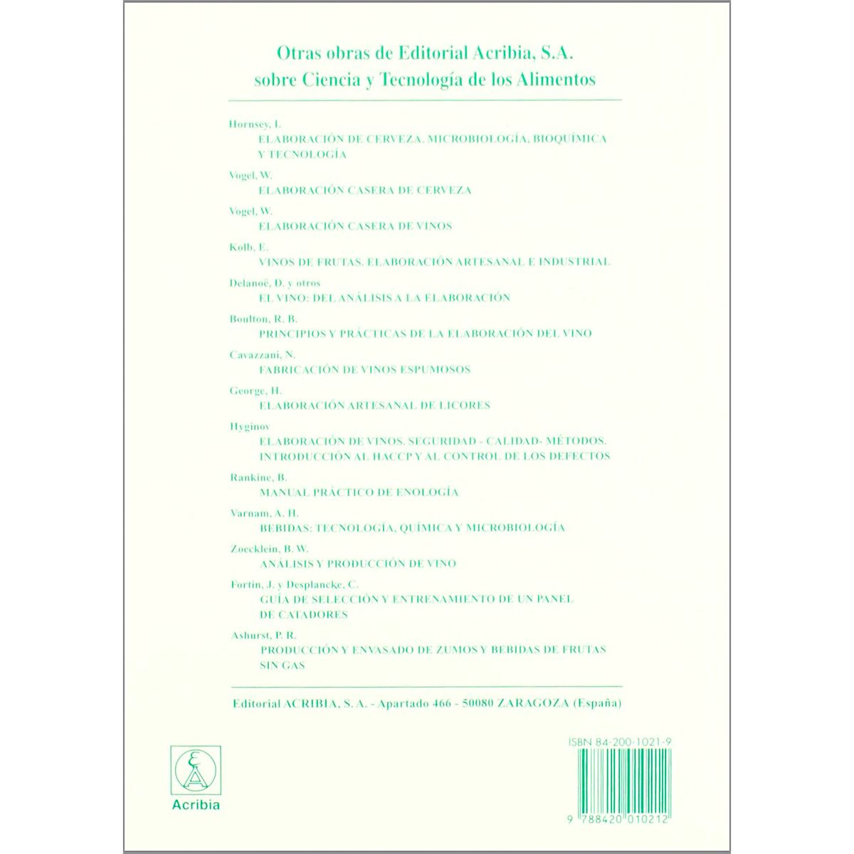 GENERICO - Cerveza Calidad Higiene Y Características Nutricionales