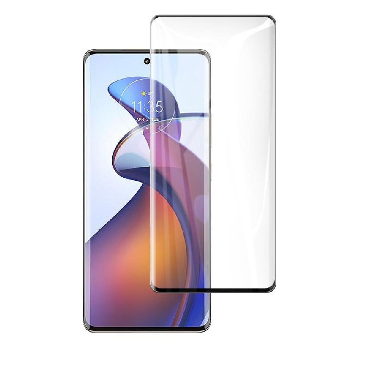 GENERICO - Vidrio Templado Dispersión Liquida Uv C Para Moto Edge 30 Fusion