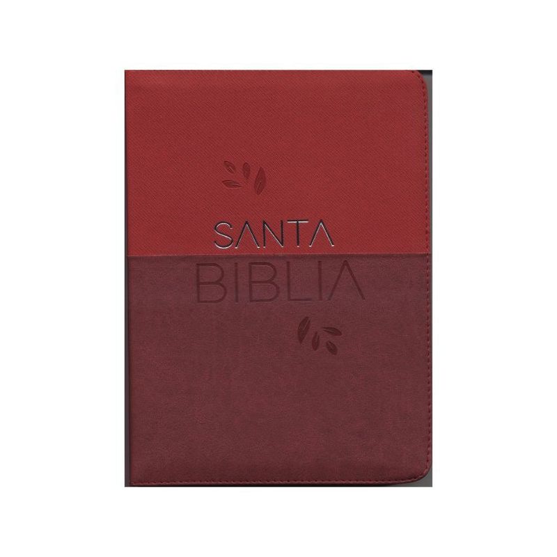 GENERICO - Biblia RV60Letra Gigante Vino Tinto Cereza Cierre Canto Blanco