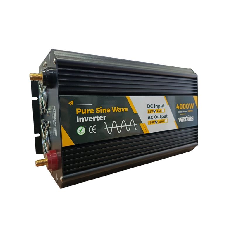 GENERICO - Conversor Inversor De Voltaje 4000w 24v A 110v Onda Pura