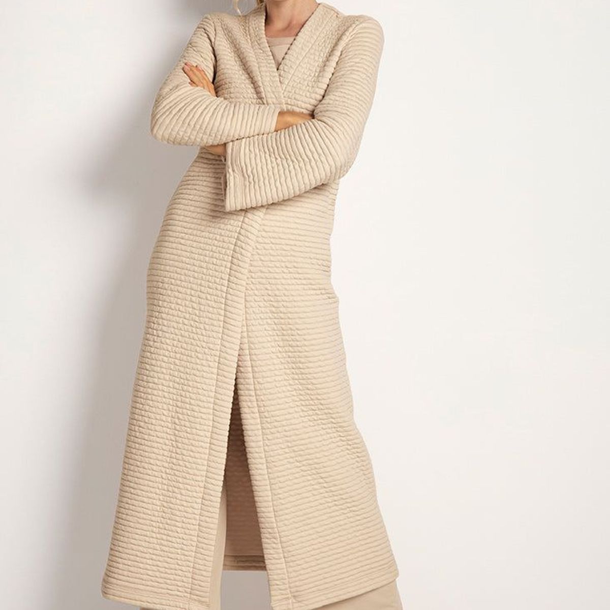 TOUCHE LINGERIE - KIMONO ACOLCHADO Para Dama TOUCHE CAQUI 0516K42