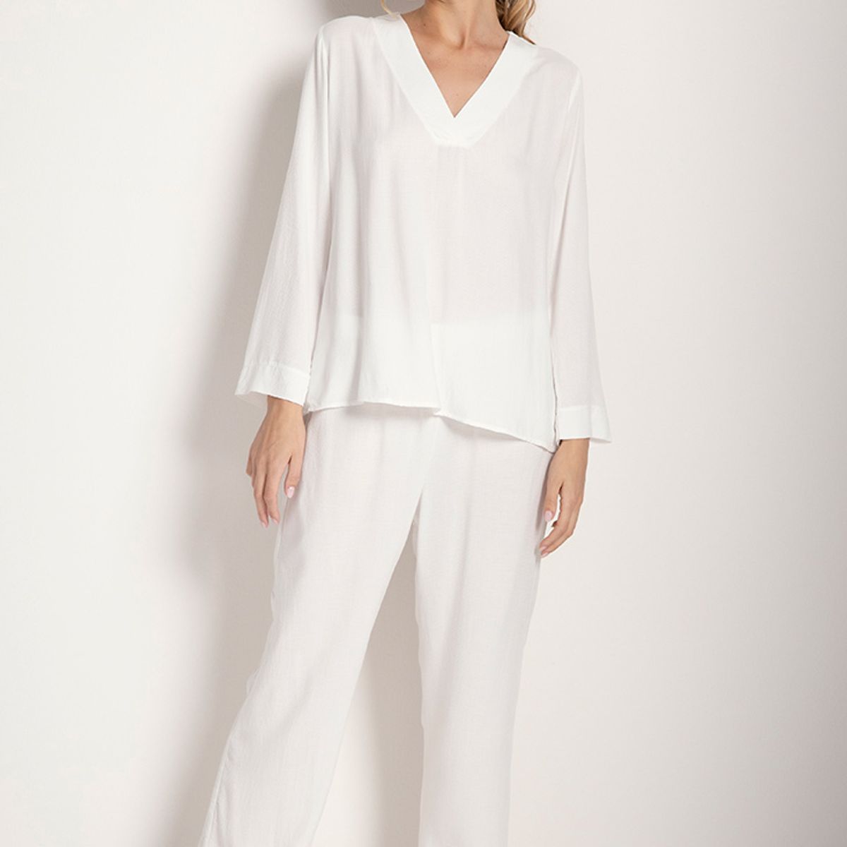 TOUCHE LINGERIE - Pijama pantalón elaborada en jacquard de puntos