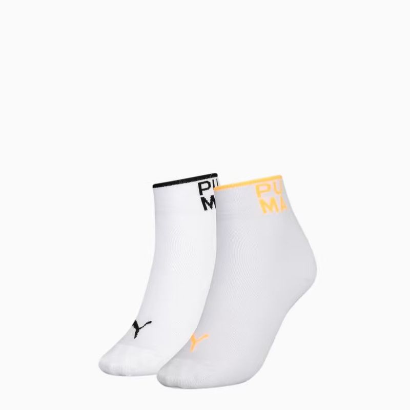 PUMA - MEDIAS PUMA MUJER PLACED BLANCO PAQUETE DE 2