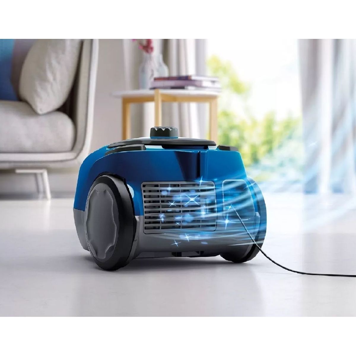 ELECTROLUX - Aspiradora Trineo Electrolux Sonic SON10 124L azul y negra 127V