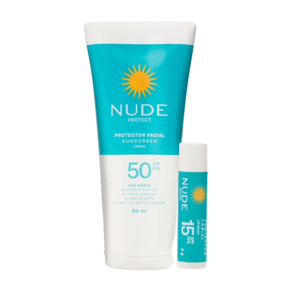 NUDE - Promoción Nude Protector SPF50 + Labial SPF15 60ml