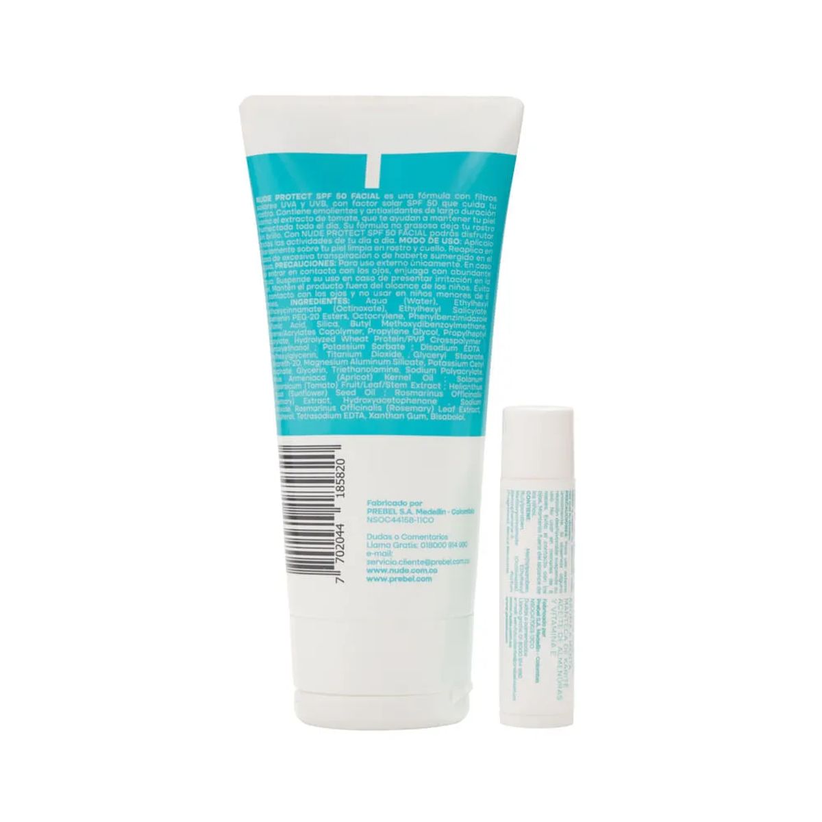NUDE - Promoción Nude Protector SPF50 + Labial SPF15 60ml