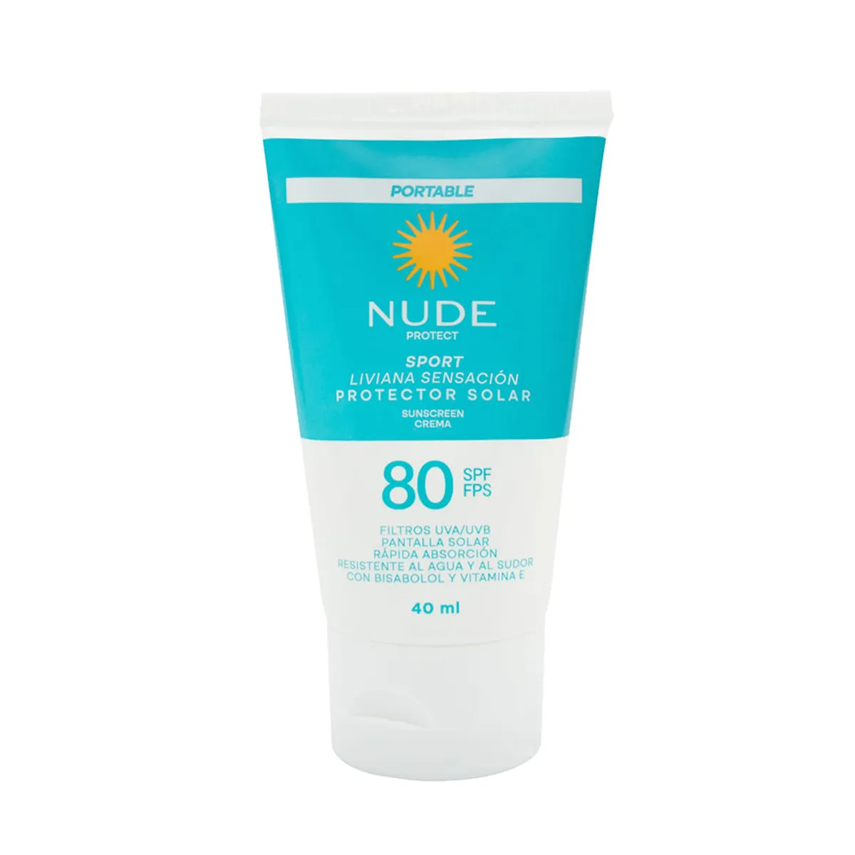 NUDE - Protector Solar Nude Sensación Liviana Spf80 40ml