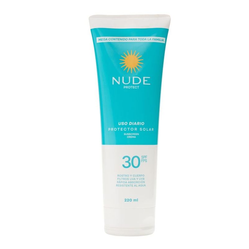 NUDE - Protector Solar Nude  SPF30 Familiar 220ml