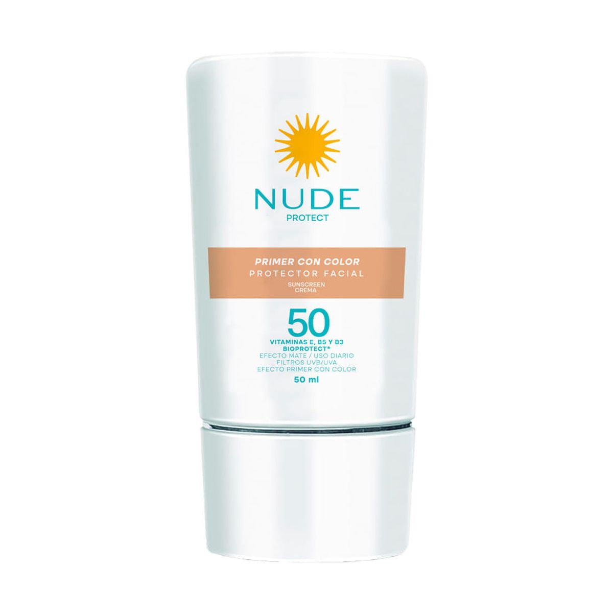 NUDE - Protector Solar Nude  Spf50 Con Color 50ml