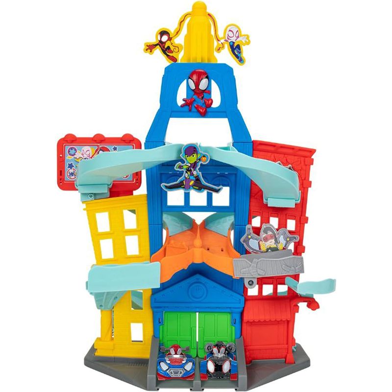 DISNEY - Pista Metals City De Marvel Spidey  His Amazing Friends