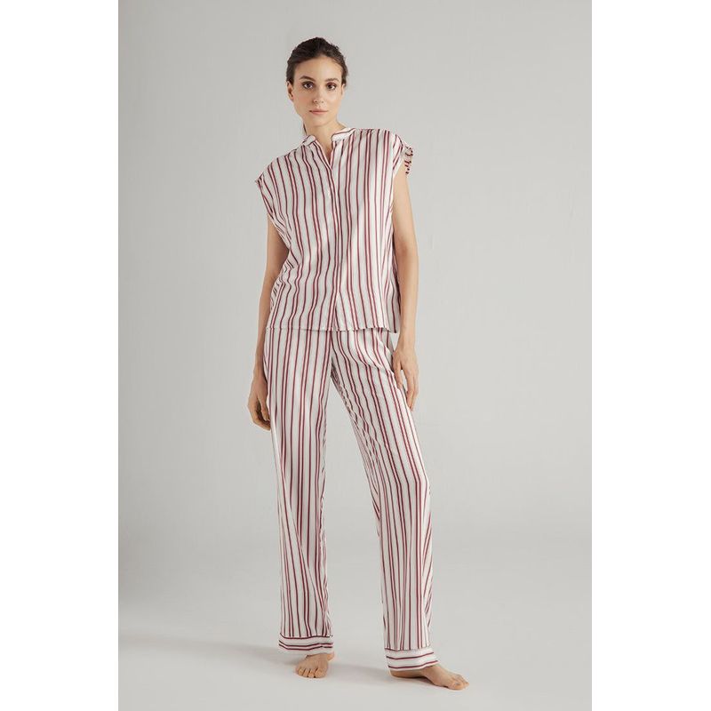 OPTIONS INTIMATE - Pijama Camisa sin mangas pantalon largo para Dama Marca Options Intimate Referencia 1544041