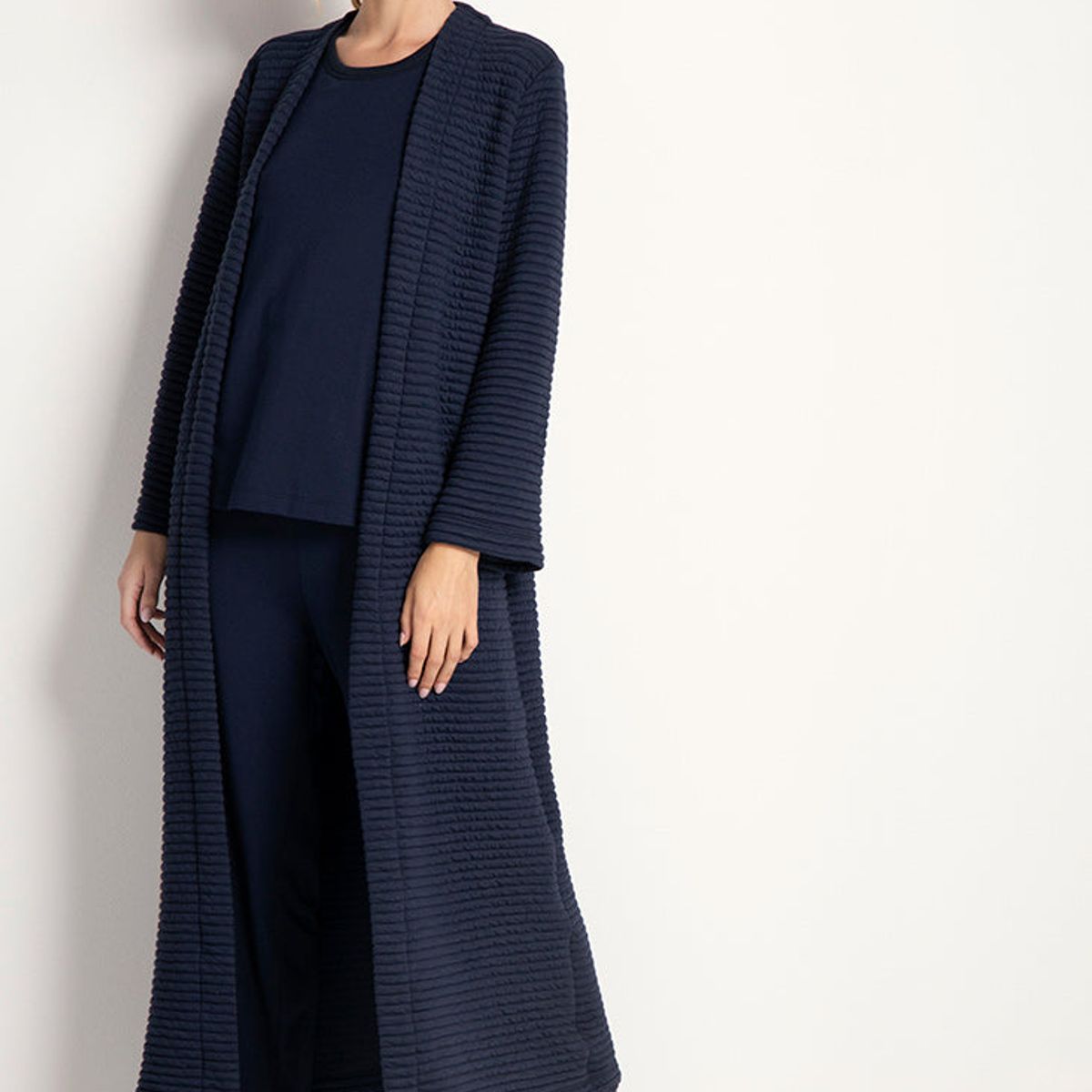 TOUCHE LINGERIE - Kimono Acolchado Para Dama Color Azul Oscuro 0516A42