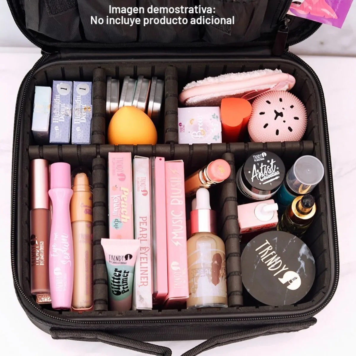 GENERICO - Bolso Maleta Organizador De Maquillaje Grande Divisiones