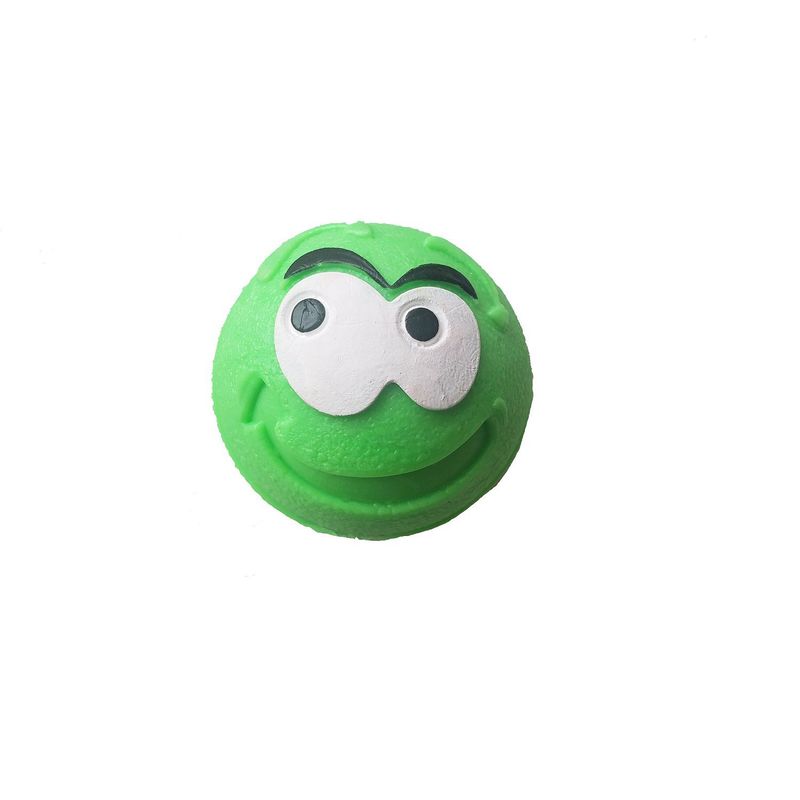 SOLEPET - PELOTA PEQUEÑA HAPPY-VERDE