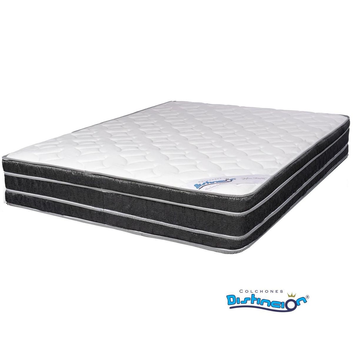COLCHONES DISTINCION - COLCHON RESORTADO ZAFIRO 100 X 190 X 27