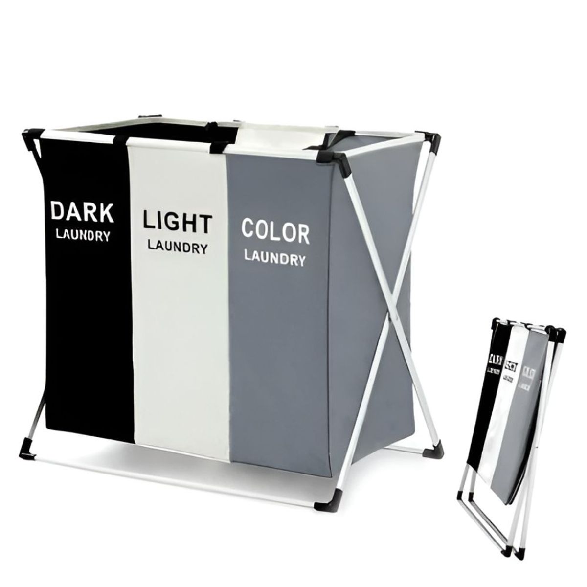 GENERICO - Organizador De Ropa Sucia Cesta Clasificadora Por Colores