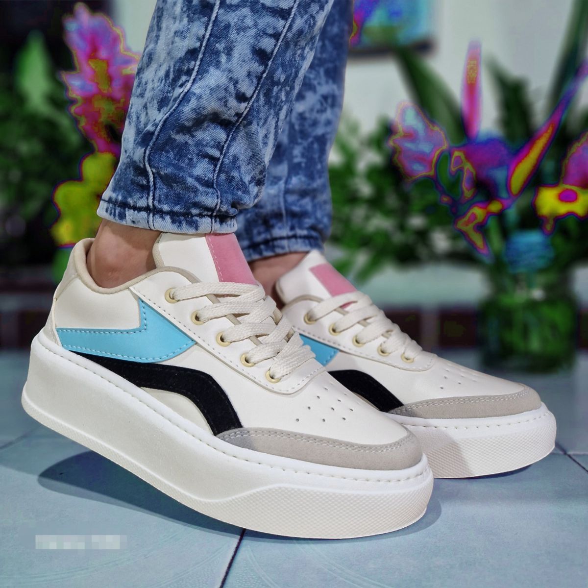 EVEGONZ - Tenis Bolicheros Mujer Calzado Cómodo Tenis Beige Urban Moda
