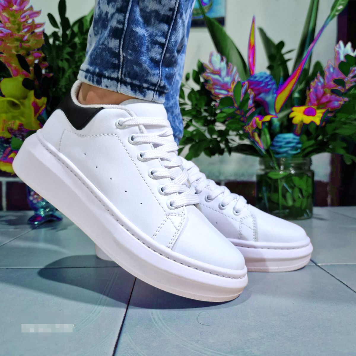 EVEGONZ - Tenis Casual Calzado Cómodo Zapato Urban de Moda Informal