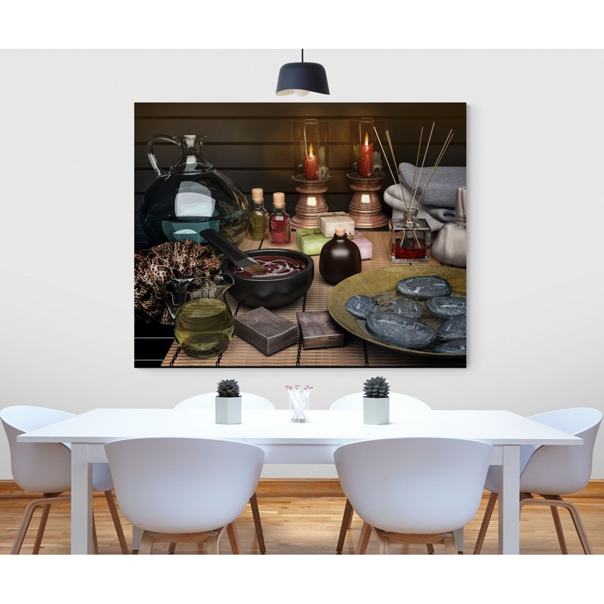 TAYRONA STORE - Cuadro En Lienzo Para Comedor Bodegon 081 75x60cm