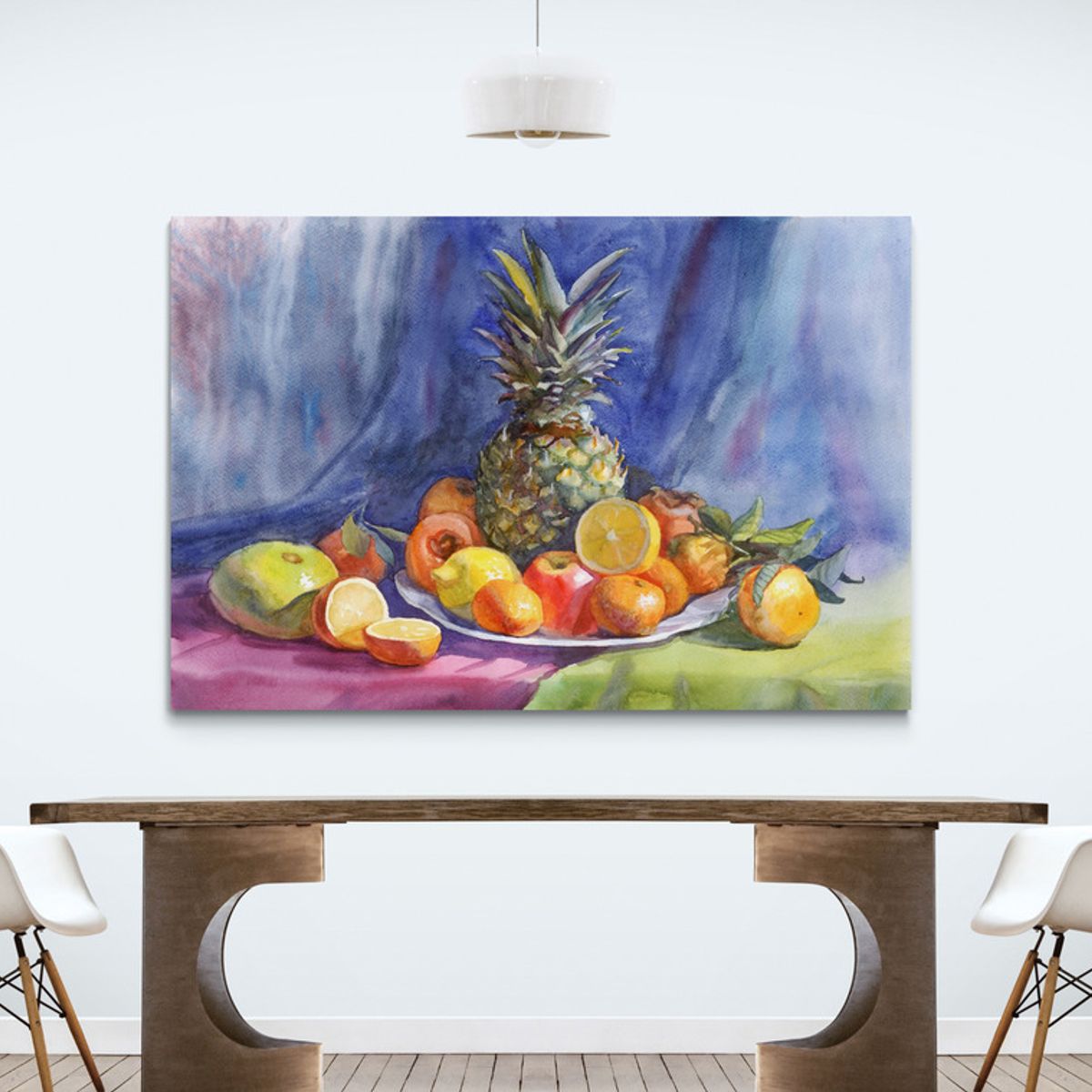 TAYRONA STORE - Cuadro En Lienzo Para Comedor Bodegon 087 120x80cm