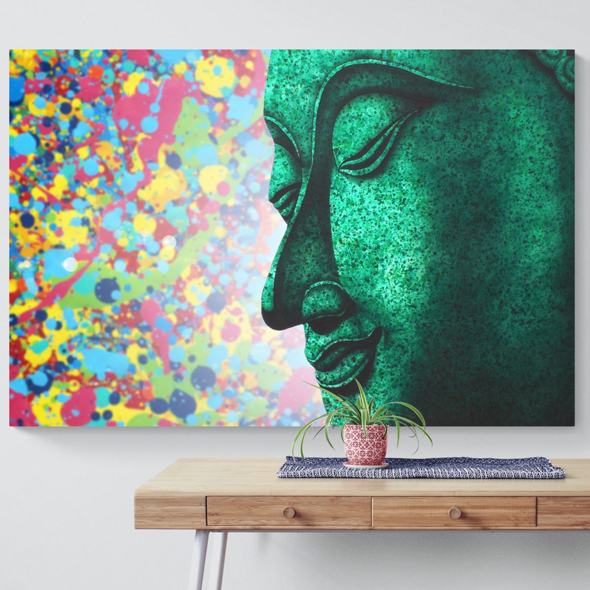 TAYRONA STORE - Cuadro En Lienzo Para Comedor Budda 127 150x100cm