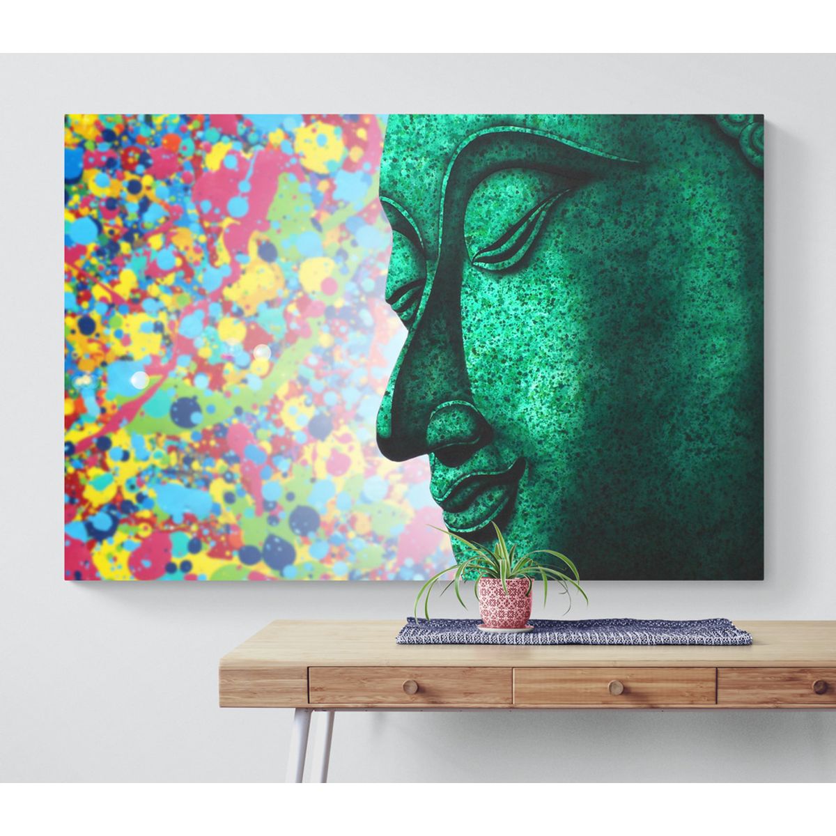 TAYRONA STORE - Cuadro En Lienzo Para Comedor Budda 127 150x100cm