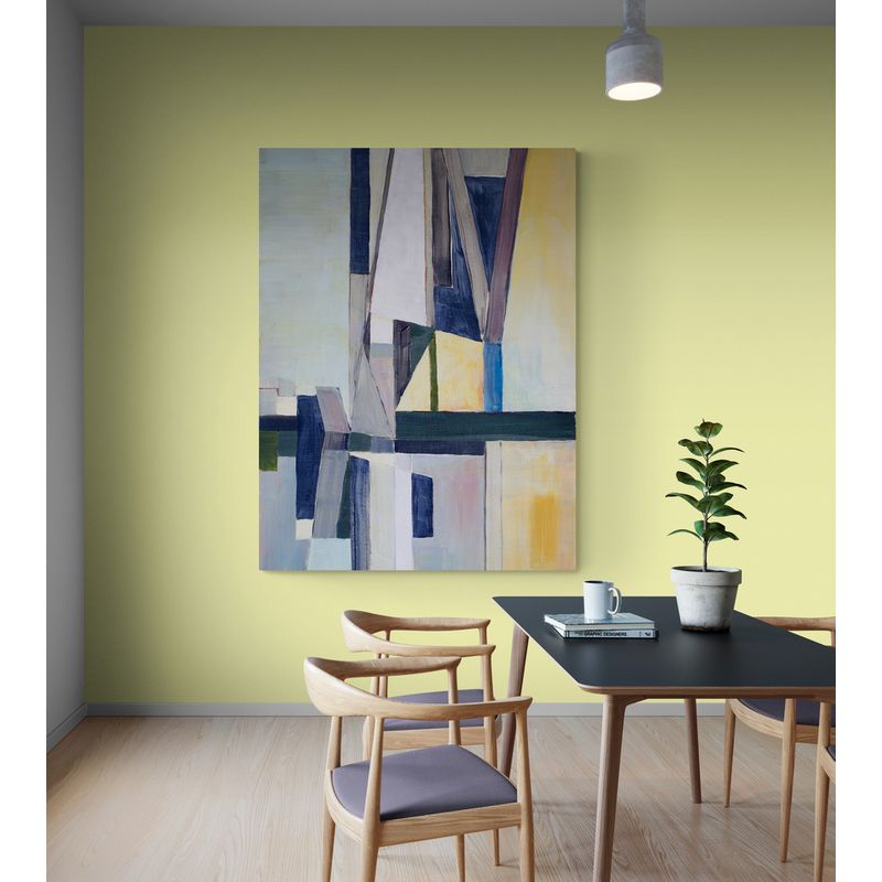 TAYRONA STORE - Cuadro En Lienzo Para Comedor Pintura Abstracta 241 50x70cm