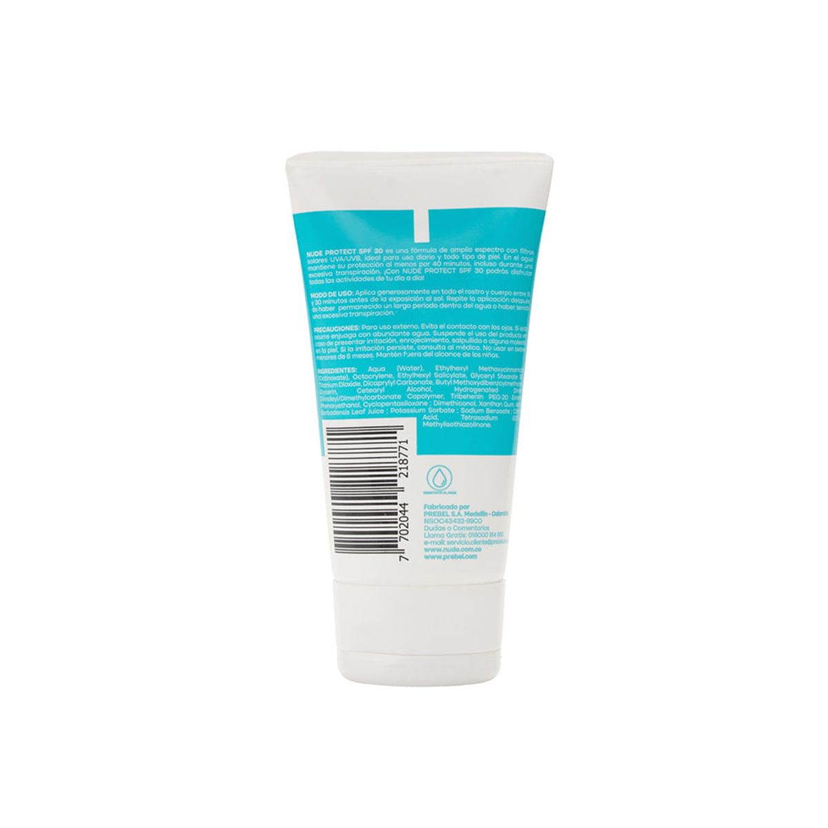 NUDE - Protector Solar Nude SPF30 40ml