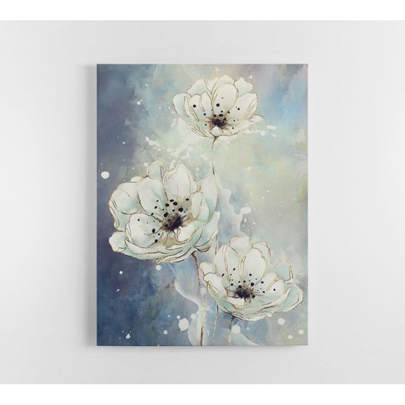 TAYRONA STORE - Cuadro En Lienzo Para Comedor Pintura Flores 120 150x120cm