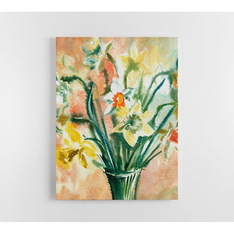 TAYRONA STORE - Cuadro En Lienzo Para Comedor Pintura Flores 130 120x160cm