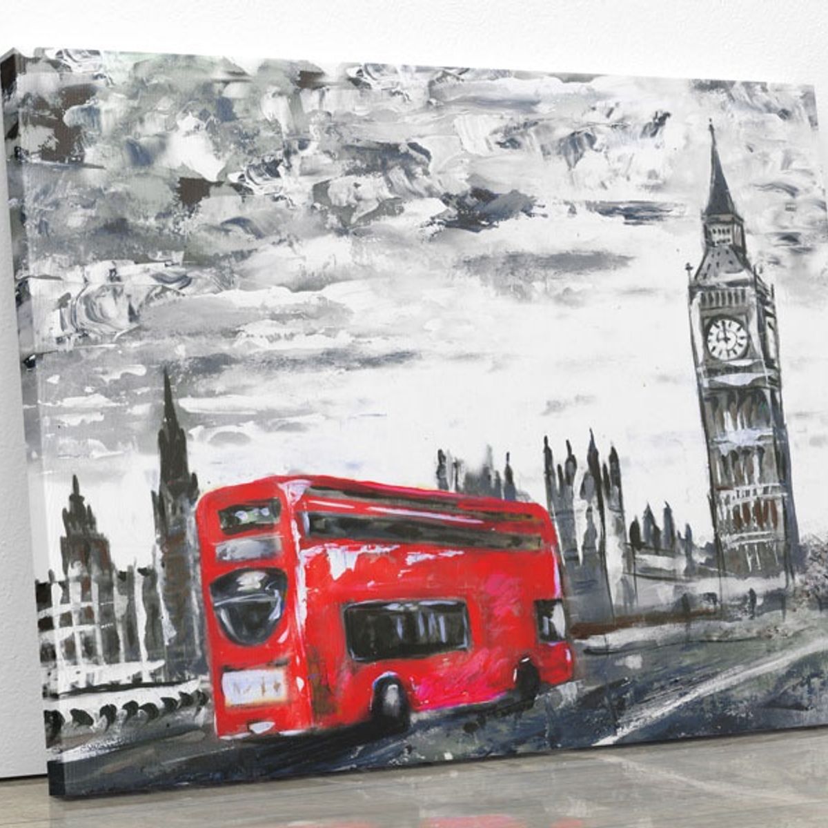 TAYRONA STORE - Cuadro En Lienzo Para Comedor Pintura London 06 150x120cm